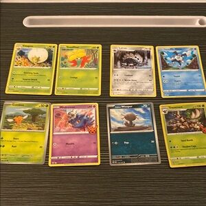 Pokemon Trading Cards Set of 8